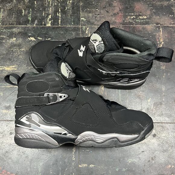 Nike Air Jordan 8 "Chrome" 2015 Sz 6Y GS Clean OG RARE MJ (305368-003) - Picture 1 of 7